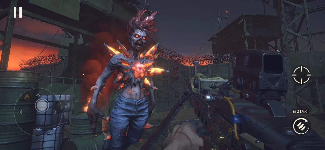 Zombie Harbor: FPS Zombie Game Hack screenshot 3 - iOS game interface