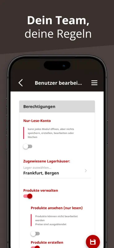 Telesto: Lagerverwaltung screenshot 9 of 10
