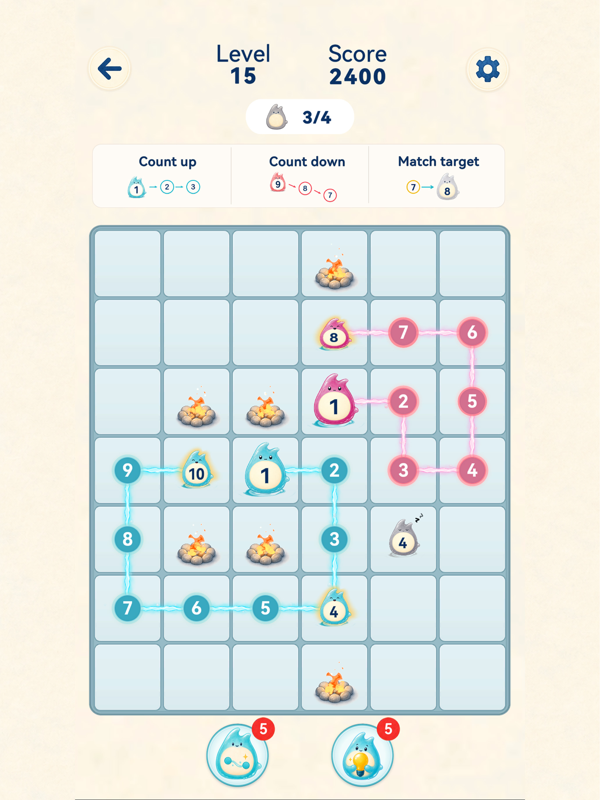 NumiDrop: Number Path Puzzle screenshot 8