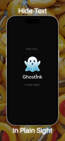 GhostInk - Hide Text in Emoji iPhone screenshot