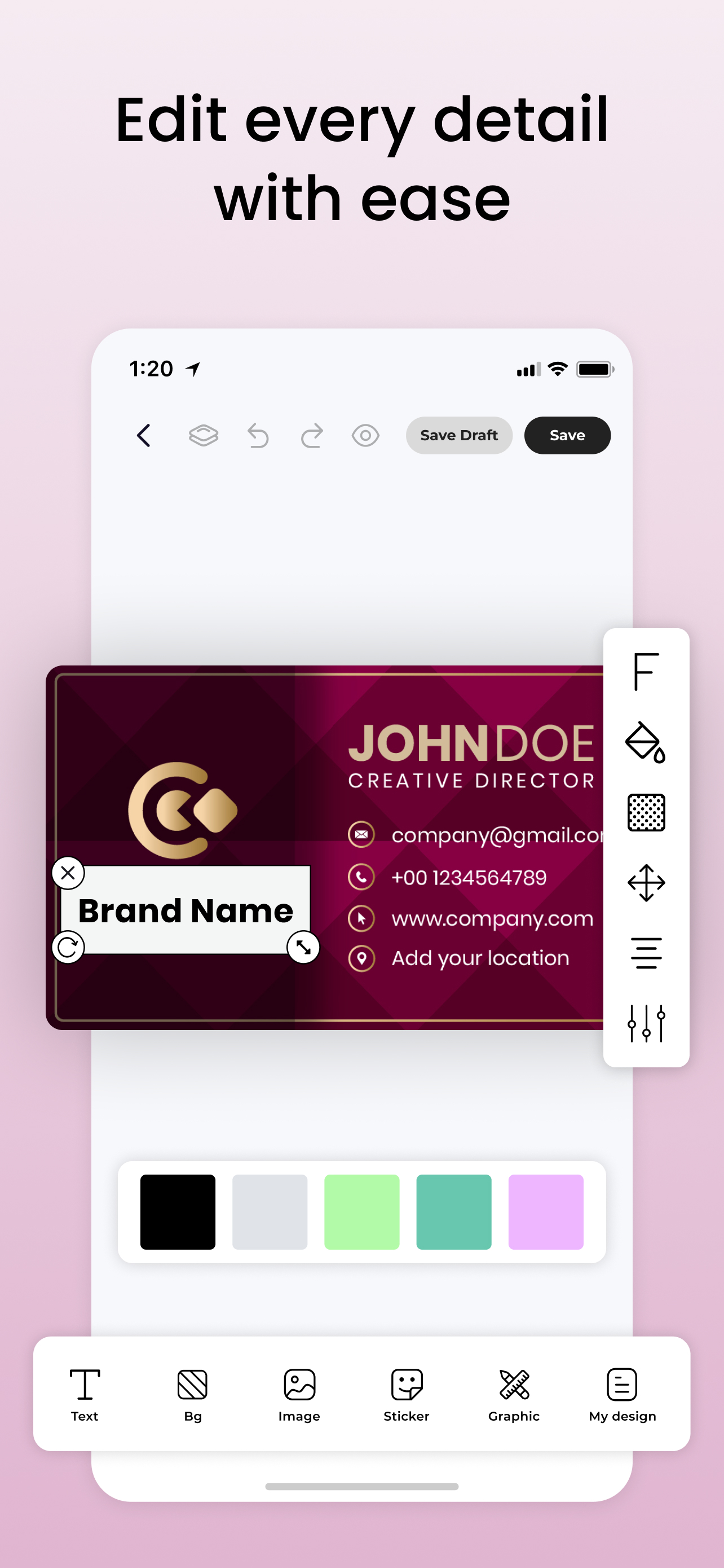 Business Card Maker - Creator screenshot 4