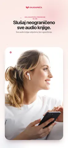 Knjigapriča: Audio knjige App Store screenshot 1