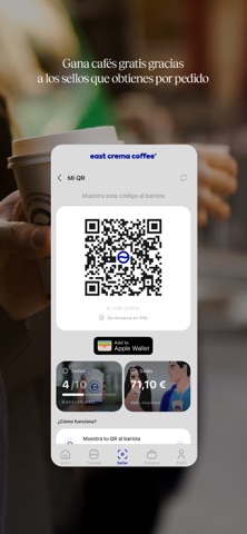 East Crema Coffee APP iPhone screenshot 3