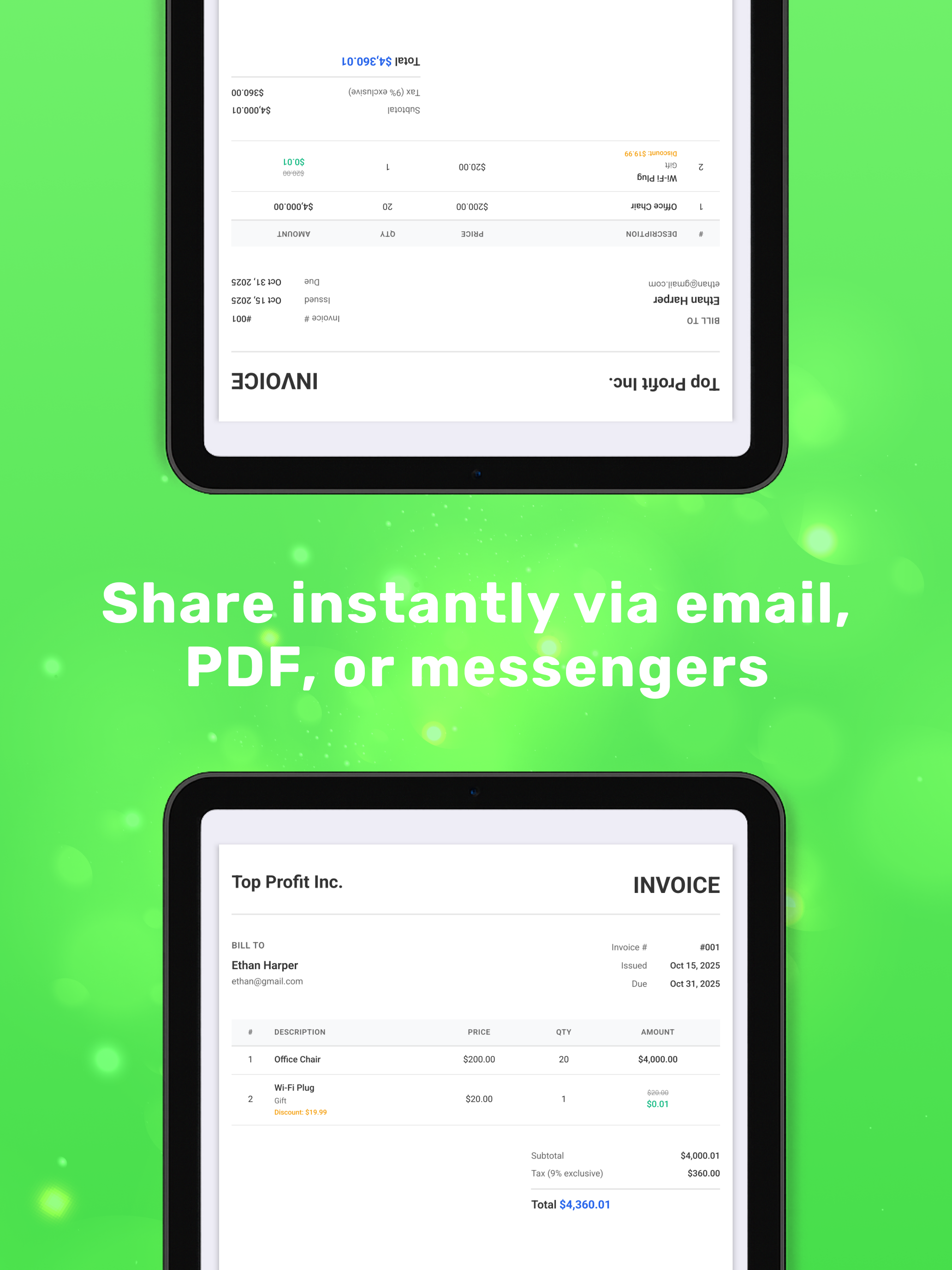 Invoice Maker: PDF & Billing screenshot 8