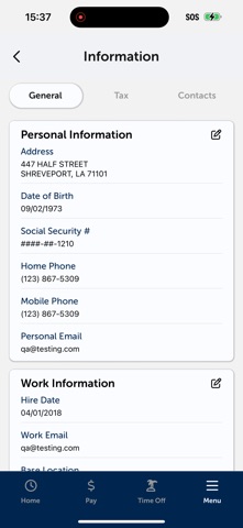 eSELFSERVE screenshot