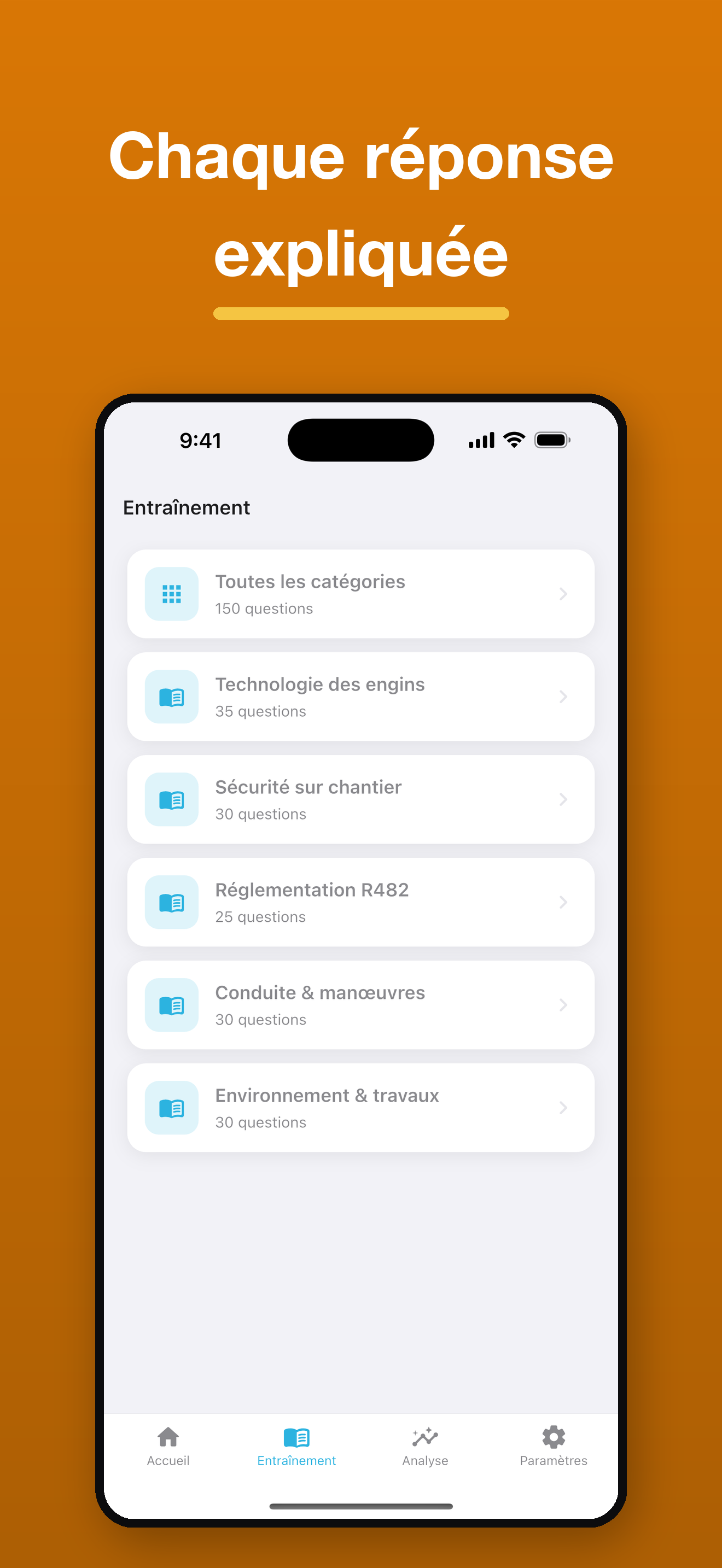 CACES R482 Quiz screenshot 3
