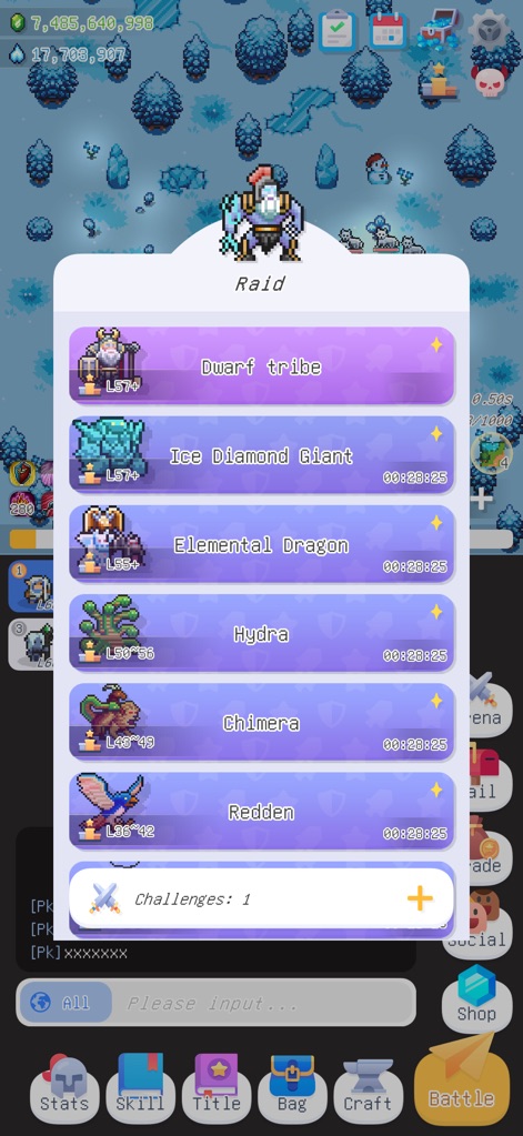 TinyWorld: Idle MMORPG gameplay screenshot 2