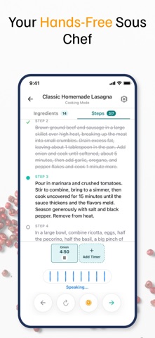 Suvio: AI Cooking Assistant screenshot