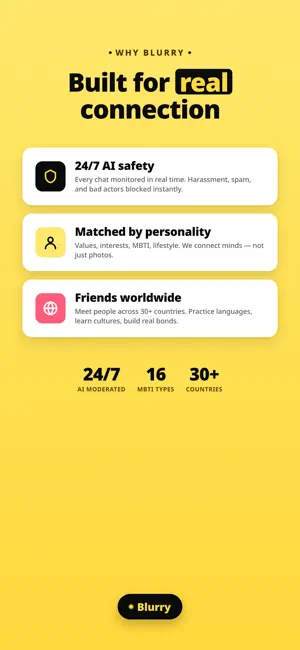 Blurry: Blind Dating & Chat screenshot 2