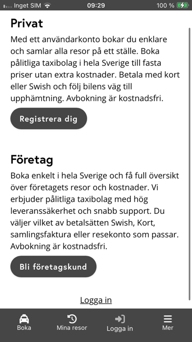 Taxi Trollhättan Screenshot