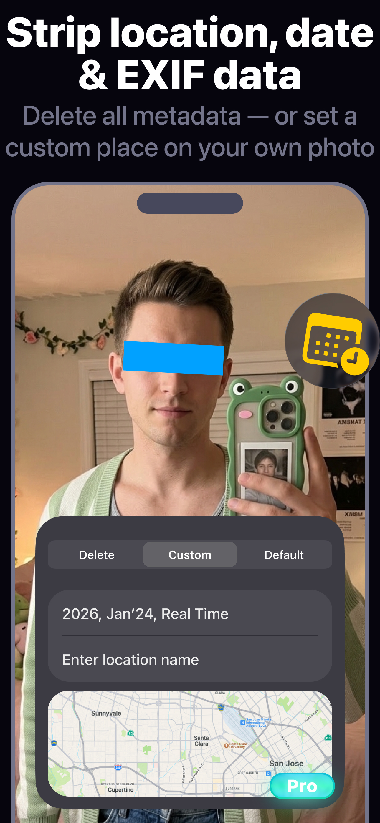 NoFace: Anonymous Camera