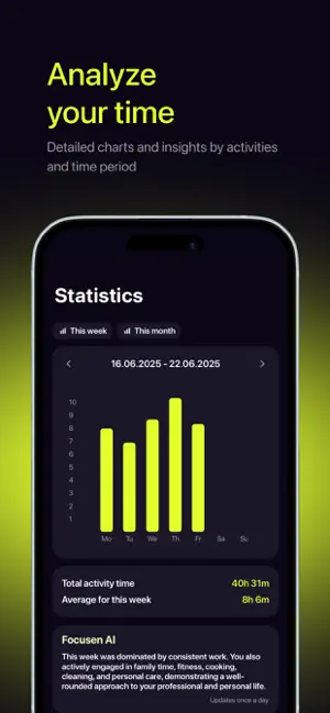 Focusen: Time Tracker screenshot 3
