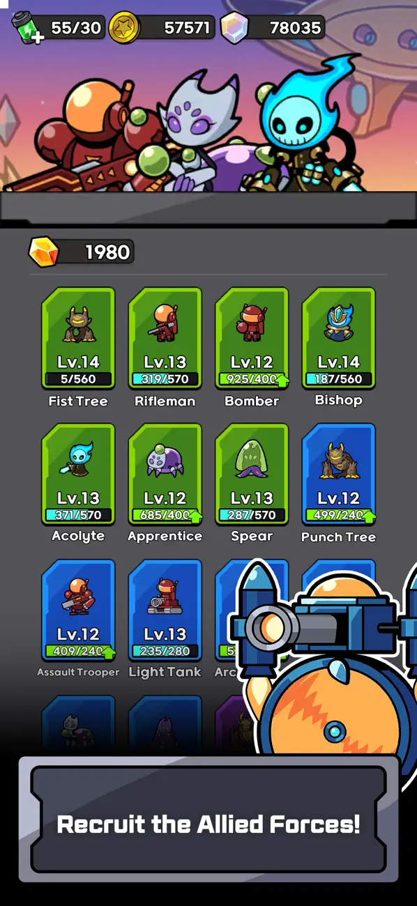 Star Defense: Alliance TD Hack screenshot 11 - game app interface