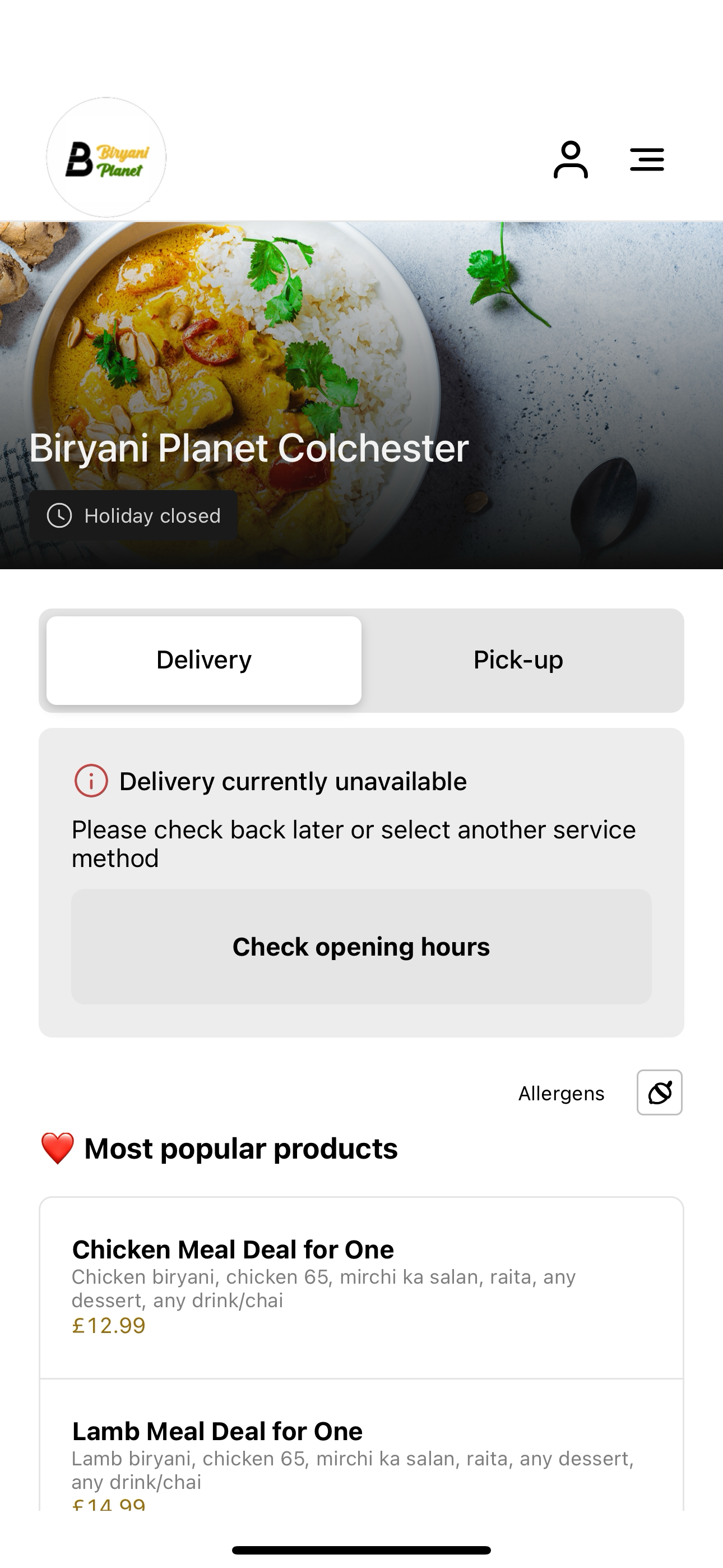 Biryani Planet Colchester screenshot 3