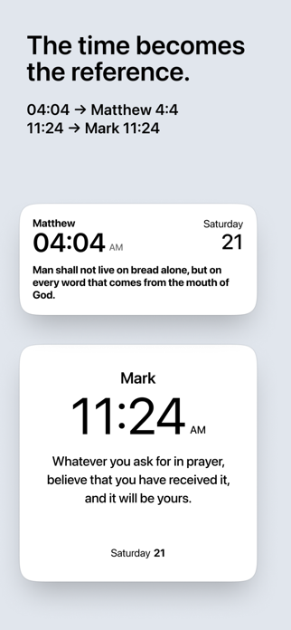 Bible 2460 - Verse Clock Screenshot 2 of 5