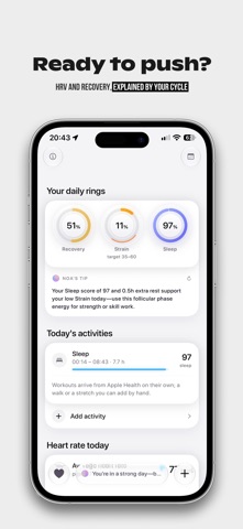 Capsule: AI Cycle Tracker Screenshot 2 of 5