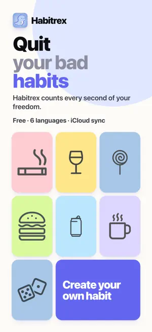 Habitrex: Quit Bad Habits screenshot 1