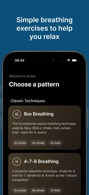 Andas - Box breathing screenshot 1