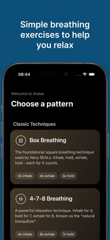 Andas - Box breathing Screenshot 1 of 4