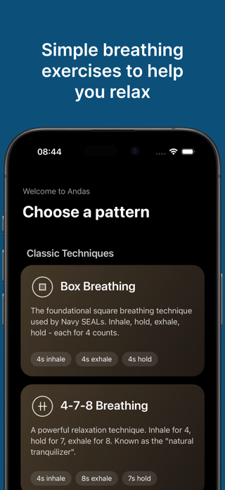 Andas - Box breathing Screenshot 1 of 4