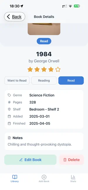Home Library Manager screenshot 1