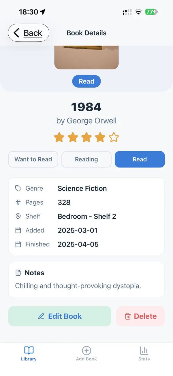 #1. Home Library Manager (iOS) Által: Gianfranco Antenucci