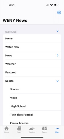 WENY News screenshot