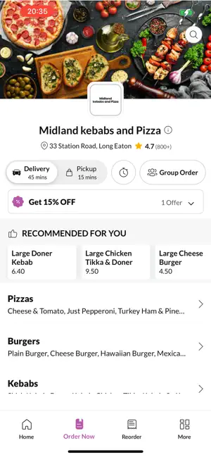 Midland kebabs and Pizza screenshot 2