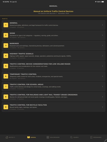 MUTCD 11th Edition + Signs iPad screenshot