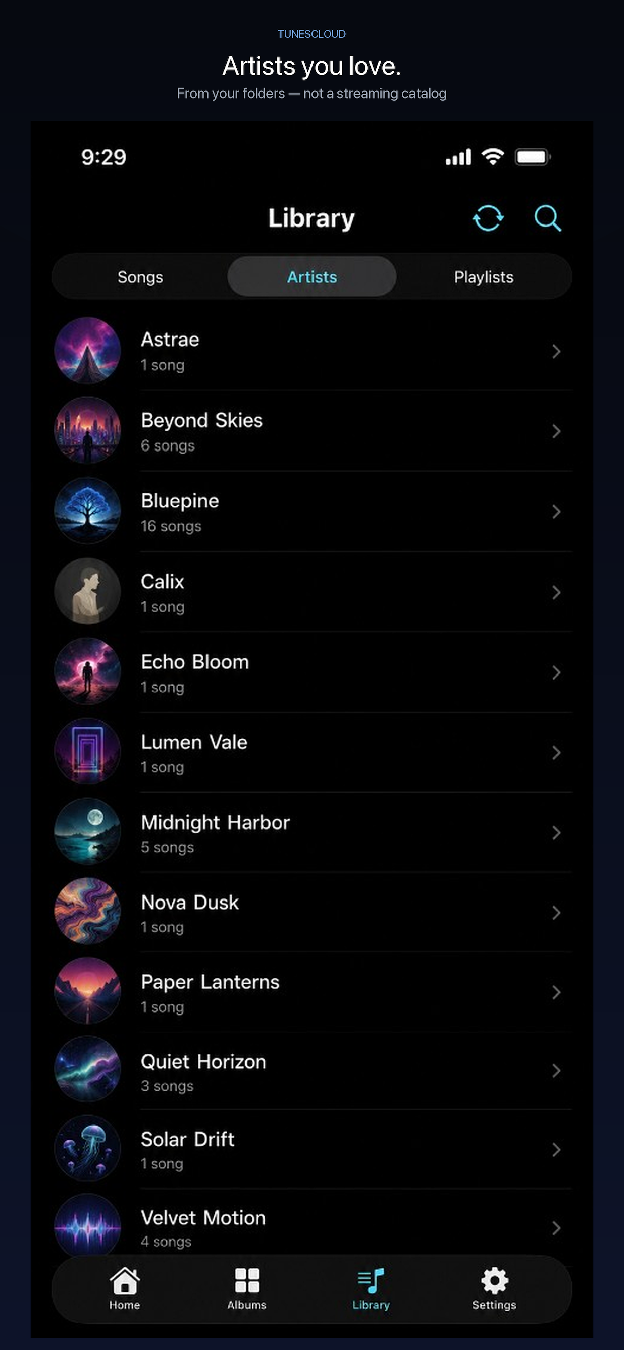TunesCloud screenshot 5