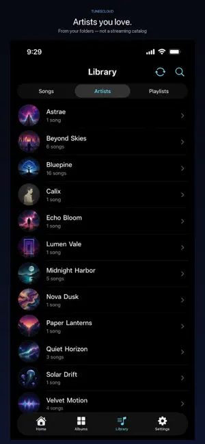 TunesCloud screenshot 4