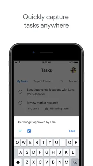Google Tasks: Get Things Done iPhone Screenshot 1