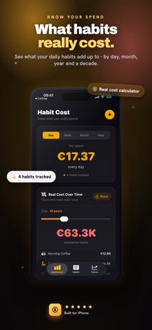 HabitCost – Spend Tracker Screenshot 1 of 5