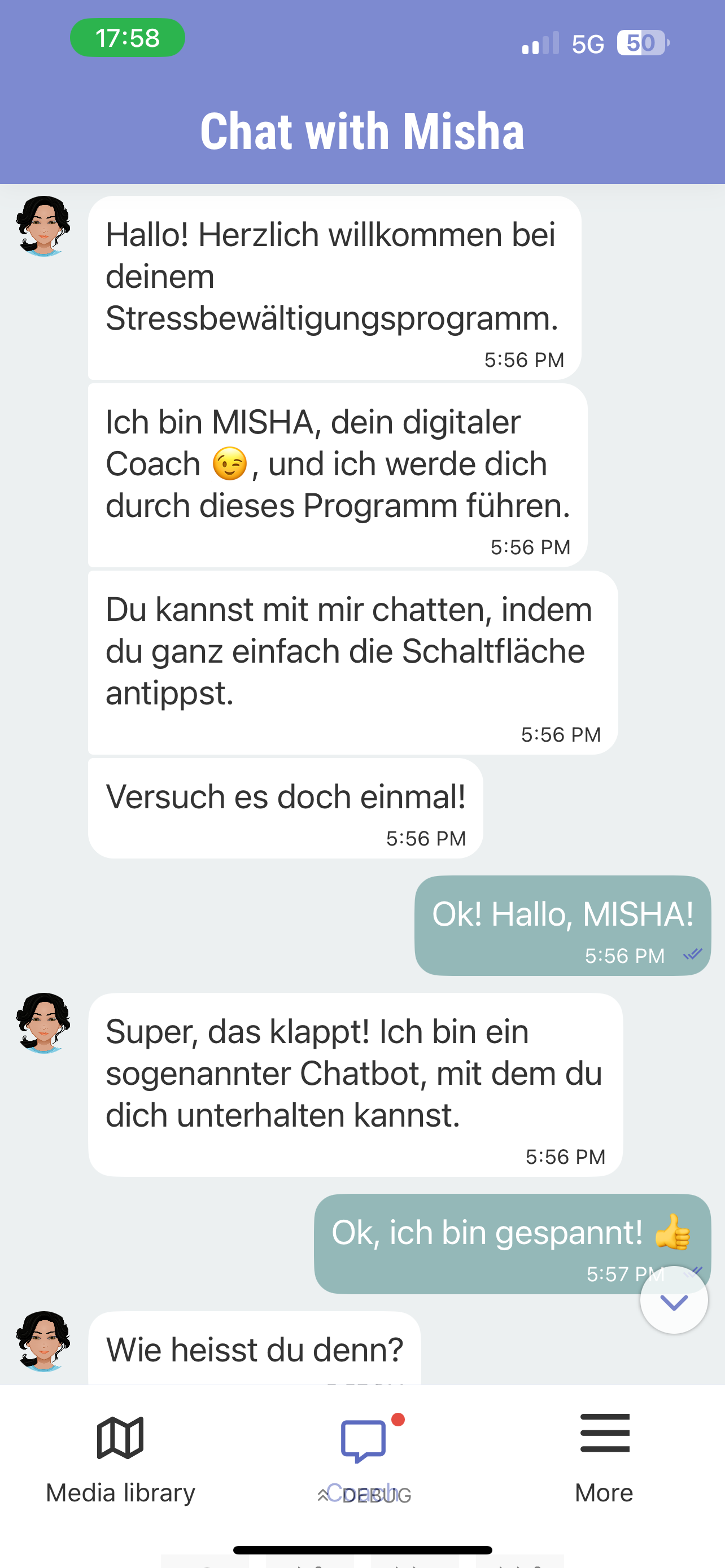 MISHA Stress Coach screenshot 2