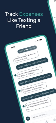 Expense Tracker - Cash Chat screenshot