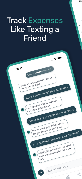 Expense Tracker - Cash Chat Screenshot 1 of 7
