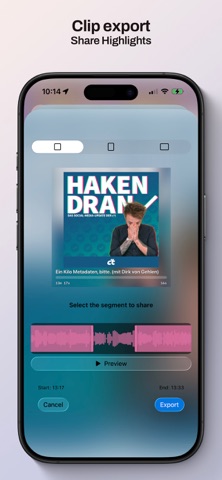 Up Next - Podcast client Screenshot 7 of 9