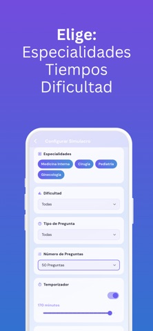 Simulador ENARM Memodi iPhone screenshot