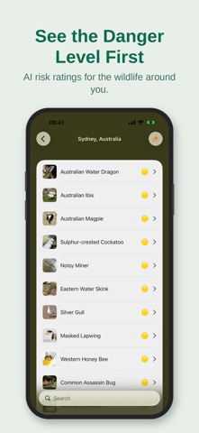CritterAware: Wildlife Finder iPhone screenshot