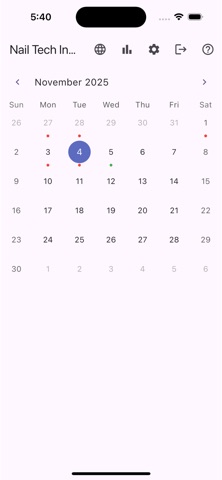Nail Tech Income Tracker Screenshot 5 of 10