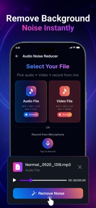 Noise Reducer - Clear Sound screenshot 2