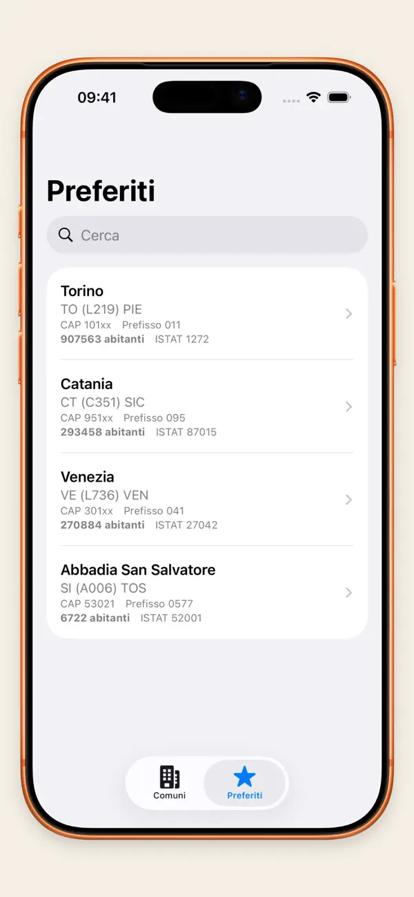 Screenshot #3 pour Comuni+