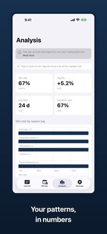 Kimekabu: Trade Decision Log Screenshot 4 of 5