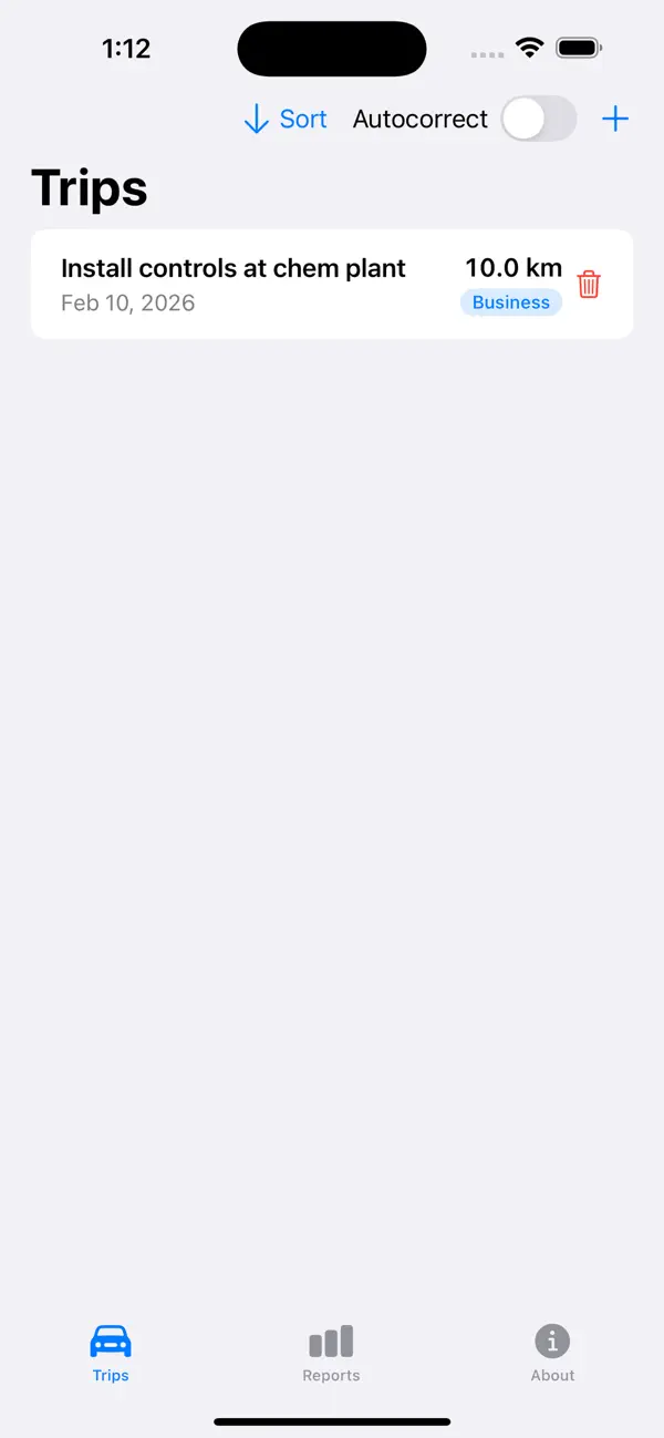 Screenshot #1 pour KmTracker