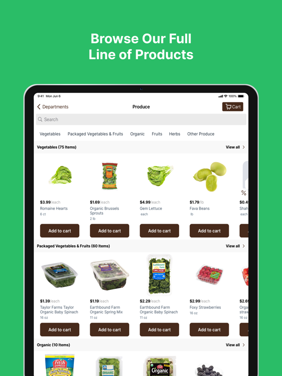 Sabzee Market iPad screenshot 2 - Food & Drink app