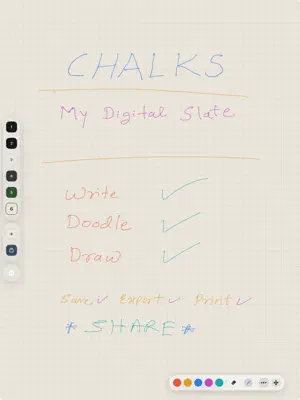 Chalks Pad screenshot 1