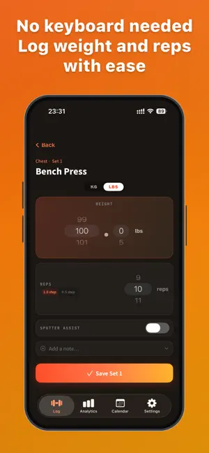 LogMus - Workout & Gym Log screenshot 3