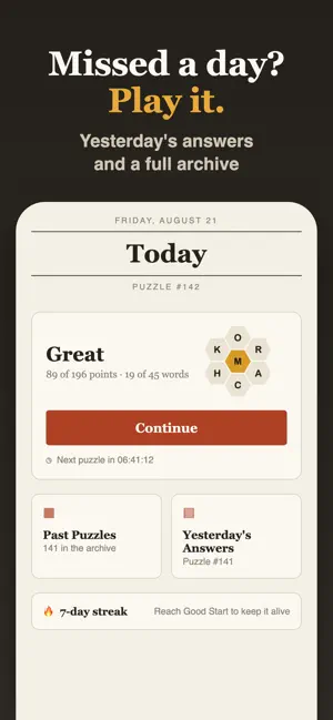 Spelling Bee Pangram Word Game screenshot 2