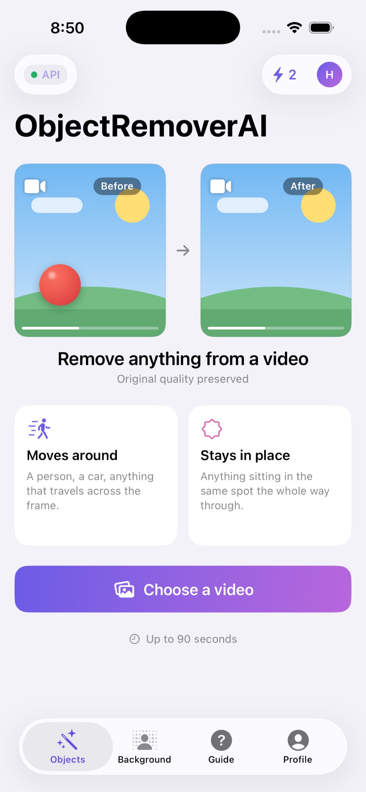 Screenshot 1 of ObjectRemoverAI