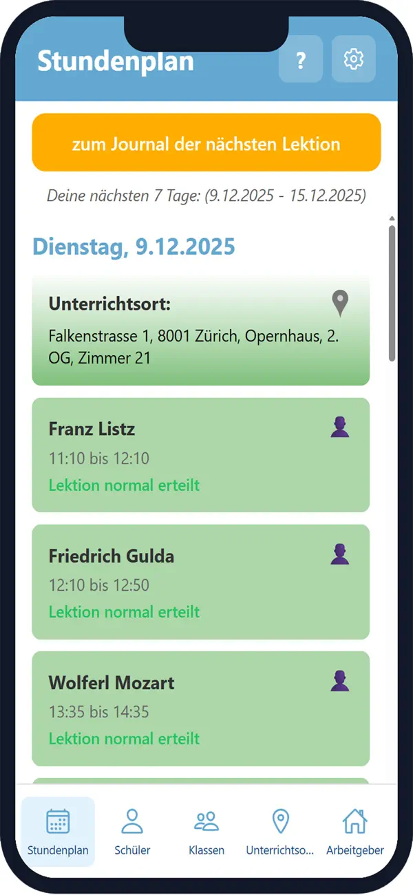 Screenshot #1 pour MusicScoodle Teachers